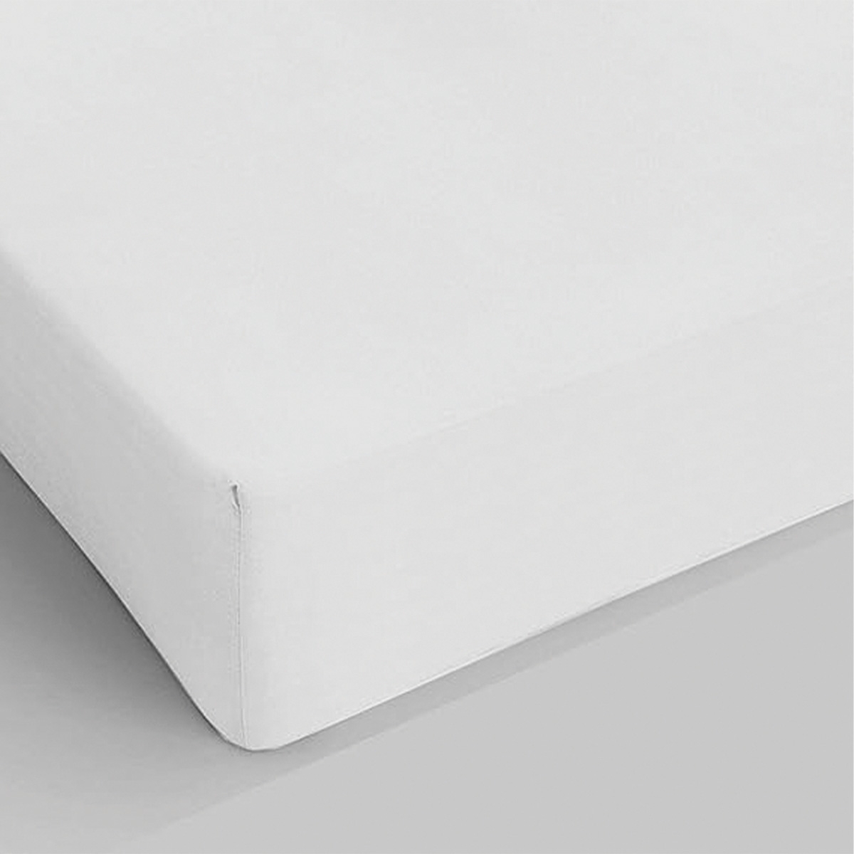 Lenzuolo con angoli per letto singolo 90x200cm in cotone bianco Toronto Promozione Lenzuolo con angoli per letto singolo 90x200cm in cotone bianco Toronto Promozione