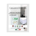 Lenzuolo con angoli per letto singolo 90x200cm in cotone bianco Toronto Sconti