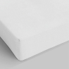 Lenzuolo con angoli per letto matrimoniale 160x200cm cotone bianco Toronto Promozione