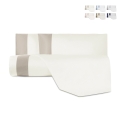 Parure copripiumino per letto matrimoniale in cotone e raso Heritage Promozione