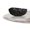 Tavolo da pranzo design allungabile effetto marmo 160x160x75 Arvin Onice Prezzo