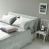 Completo letto matrimoniale con lenzuola e federe in raso Argentario 