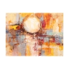 Quadro astratto moderno stampa colorata Riflessi del tramonto Lucas Offerta