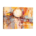 Quadro astratto moderno stampa colorata Riflessi del tramonto Lucas Promozione