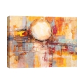 Quadro astratto moderno stampa colorata Riflessi del tramonto Lucas Promozione