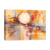 Quadro astratto moderno stampa colorata Riflessi del tramonto Lucas Promozione