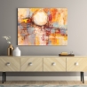 Quadro astratto moderno stampa colorata Riflessi del tramonto Lucas Vendita
