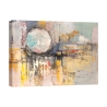 Quadro astratto colorato stampa su tela moderna Tramonto di luna Lucas Promozione