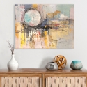 Quadro astratto colorato stampa su tela moderna Tramonto di luna Lucas Vendita