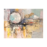 Quadro astratto colorato stampa su tela moderna Tramonto di luna Lucas Offerta