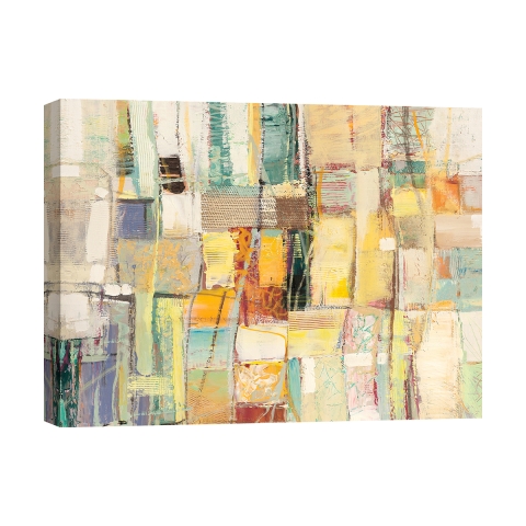 Quadro moderno colorato astratto su tela Colori di Primavera Lucas Promozione
