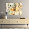 Quadro moderno colorato astratto su tela Colori di Primavera Lucas Vendita