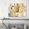 Quadro moderno colorato astratto su tela Colori di Primavera Lucas Saldi