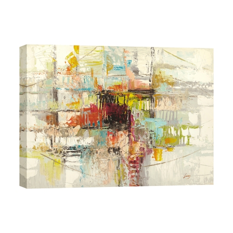 Quadro moderno astratto stampa su tela Lieve pensiero Lucas Promozione