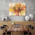 Stampa su tela quadro astratto colorato da soggiorno Estate Lucas Saldi