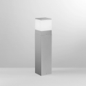 Paletto luce da giardino esterno in metallo argentato h60cm Booster Vendita