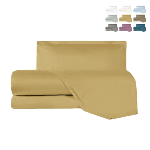Completo per letto singolo lenzuola federa cuscino in raso Argentario Promozione