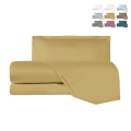 Completo per letto singolo lenzuola federa cuscino in raso Argentario Promozione
