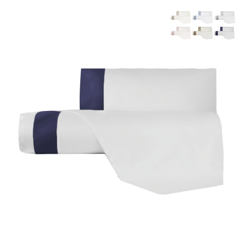 Parure copripiumino letto una piazza e mezza cotone raso Heritage Promozione