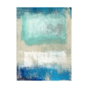 Quadro stampa su tela astratto moderno beige blu Magic Sea Ludwig Maun Offerta