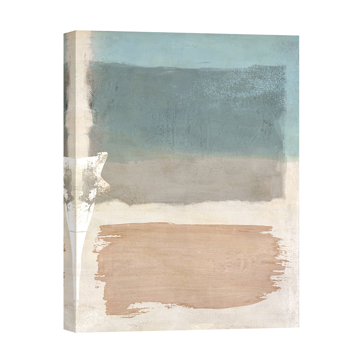 Quadro su tela astratto sfumature beige azzurro Libra II Ludwig Maun Promozione Quadro su tela astratto sfumature beige azzurro Libra II Ludwig Maun Promozione