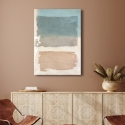 Quadro su tela astratto sfumature beige azzurro Libra II Ludwig Maun Saldi