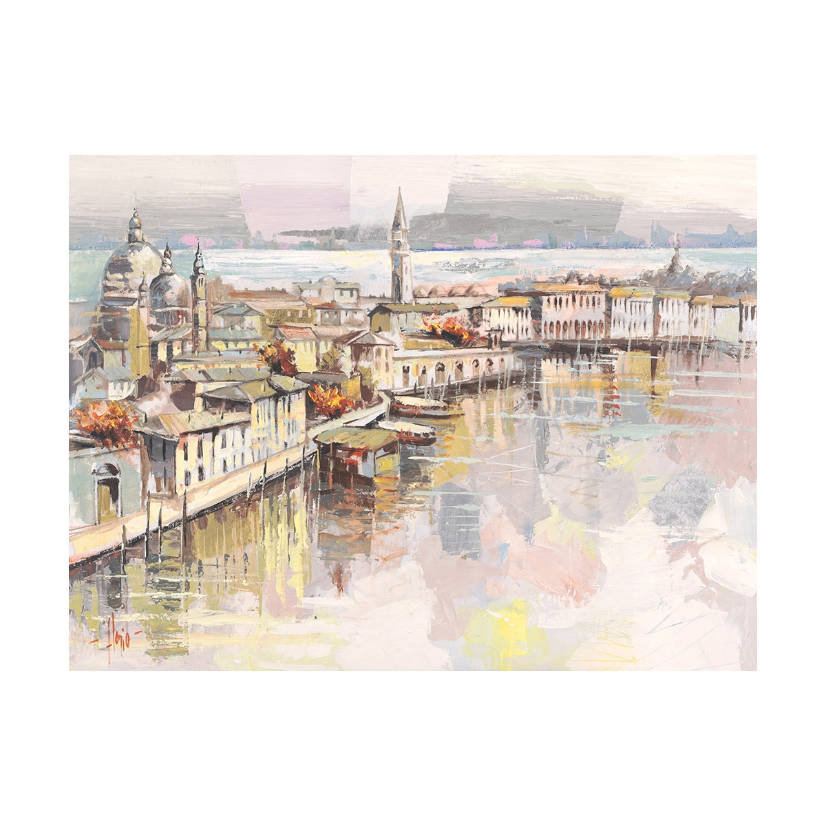 Stampa su tela paesaggio cittadino moderno Dolce Venezia Luigi Florio Promozione Stampa su tela paesaggio cittadino moderno Dolce Venezia Luigi Florio Promozione