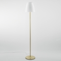 Piantana lampada da terra in metallo dorato diffusore vetro bianco Ares PT Promozione