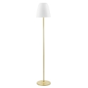Piantana lampada da terra in metallo dorato diffusore vetro bianco Ares PT Offerta