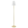 Piantana lampada da terra in metallo dorato diffusore vetro bianco Ares PT Offerta