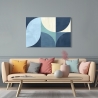 Quadro moderno geometrico stampa su tela astratto Moonlight Sandro Nava Vendita