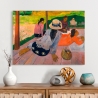Quadro impressionista stampa su tela canvas The Siesta Paul Gauguin Vendita