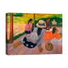 Quadro impressionista stampa su tela canvas The Siesta Paul Gauguin Promozione