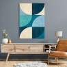 Quadro astratto geometrico stampa su tela Deep Waters Sandro Nava Saldi