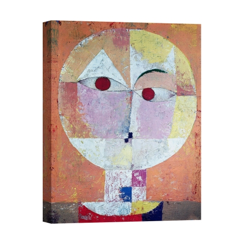 Quadro moderno impressionista stampa su tela Senecio (detail) Paul Klee Promozione