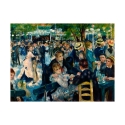 Stampa impressionista su tela Dance at Le Moulin de la Galette Renoir Offerta