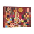 Quadro impressionista stampa su tela Castle and Sun (detail) Paul Klee Promozione