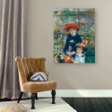 Stampa impressionista su tela Le due sorelle (sulla terrazza) Renoir Vendita