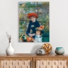 Stampa impressionista su tela Le due sorelle (sulla terrazza) Renoir Saldi