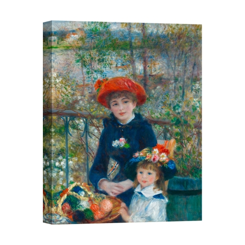 Stampa impressionista su tela Le due sorelle (sulla terrazza) Renoir Promozione