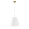Lampadario a sospensione metallo dorato diffusore in vetro Ares L1 Vendita
