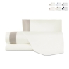 Completo letto singolo con lenzuola e federa in cotone e raso Heritage Promozione