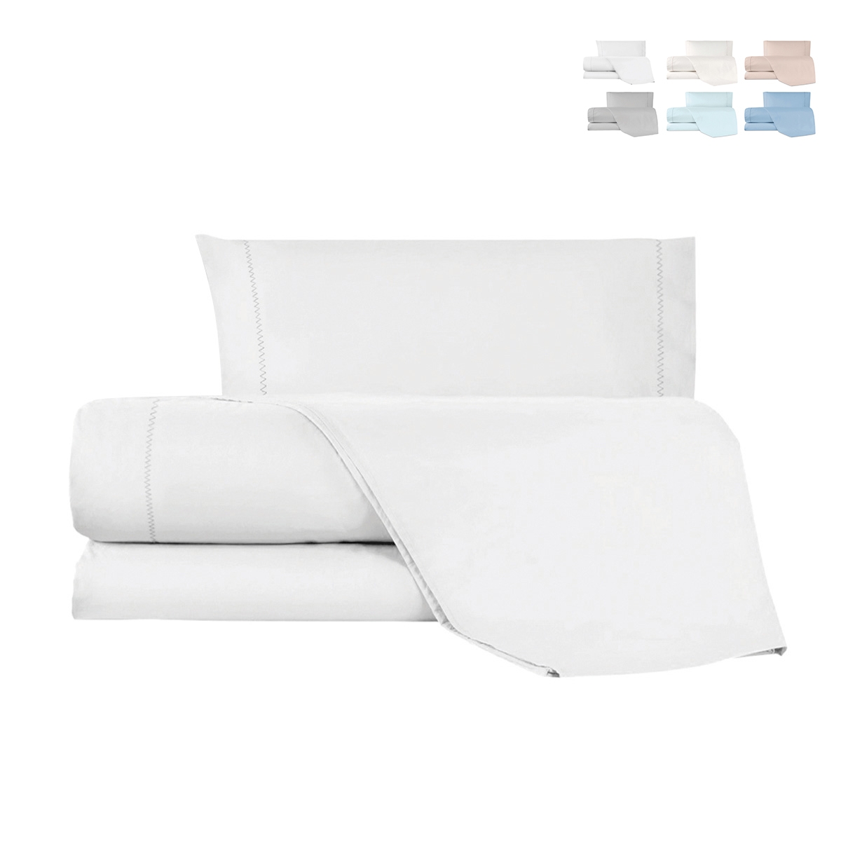Completo letto singolo 90x200 con lenzuola federa cuscino 50x80 Toronto Promozione