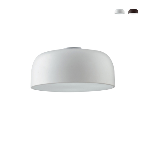 Plafoniera da soffitto tonda design moderno in metallo 38 cm Bristrot Promozione