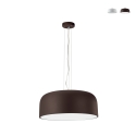 Lampadario a sospensione diffusore rotondo 52cm in metallo Bistrot Promozione