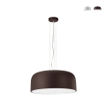 Lampadario a sospensione diffusore rotondo 52cm in metallo Bistrot Promozione