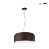 Lampadario a sospensione diffusore rotondo 52cm in metallo Bistrot Promozione