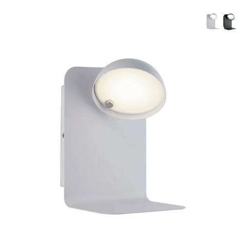Applique camera da letto con luce LED orientabile caricatore USB Boing Promozione