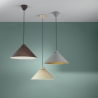 Lampadario a sospensione moderno in metallo con diffusore a cono BigBang Acquisto