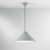 Lampadario a sospensione moderno in metallo con diffusore a cono BigBang Vendita